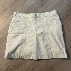 Dockers Cream Mini Skort